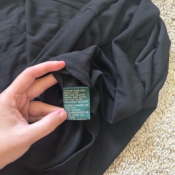 NWT Lauren Ralph Lauren Black Halter Sheath Dress Crisscross Size Small Women's - Picture 8 of 8